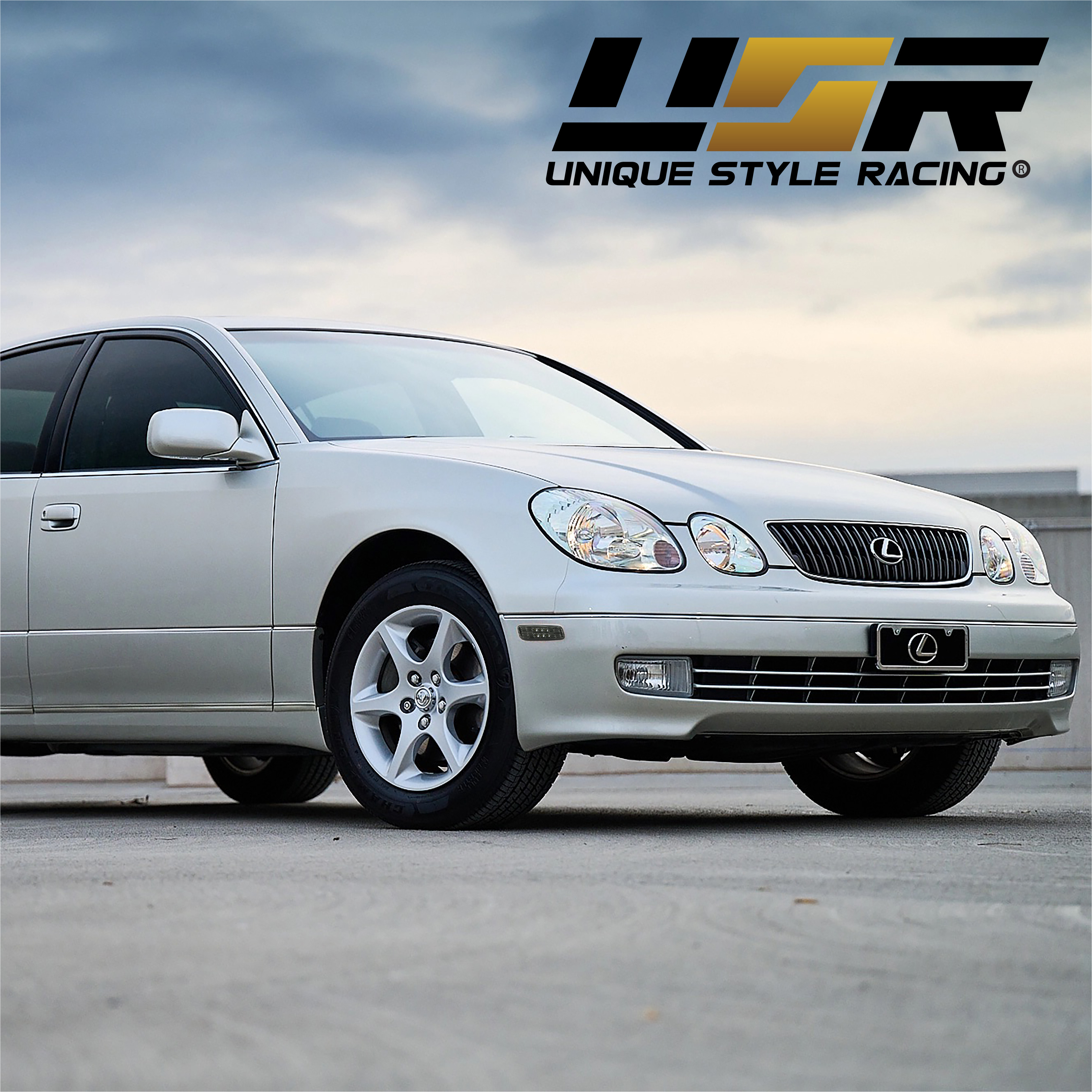 ライトグレーS DEPO Smoke Lens WHITE LED Bumper Side Markers FIT 98 99-04 Lexus