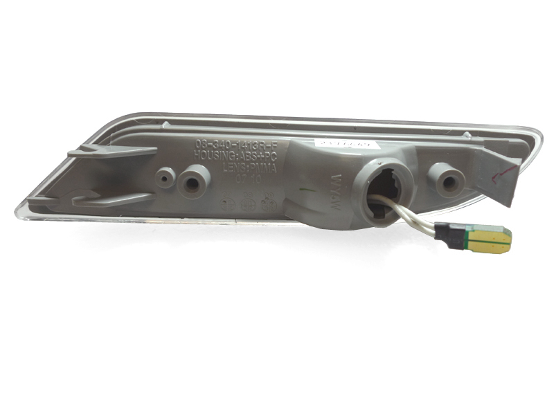 Clear White LED Bumper Side Marker Light Lamp For 0709 Mercedes W221