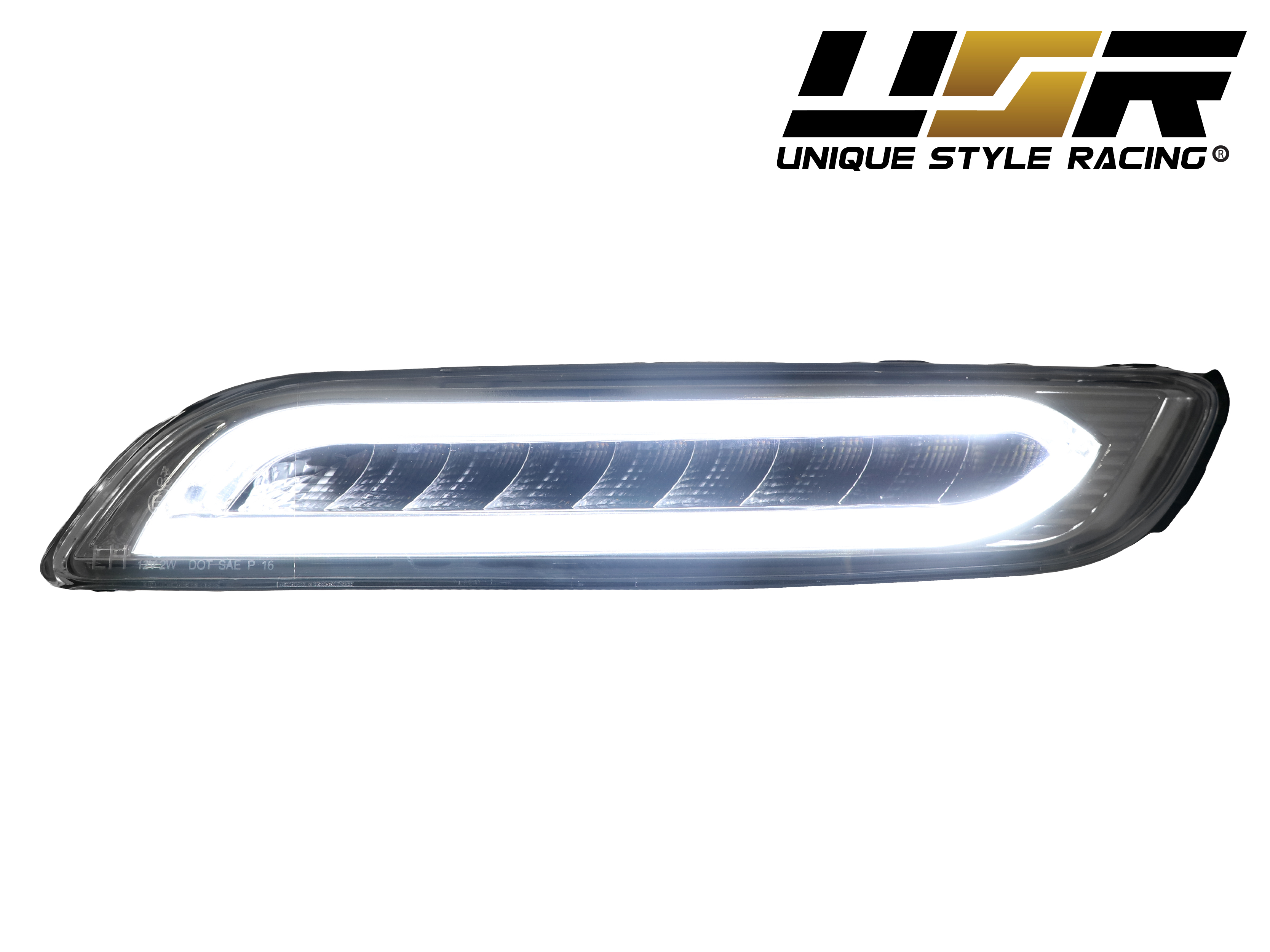 991 Turbo Style Front Bumper LED DRL+Signal+Fog Light For 05