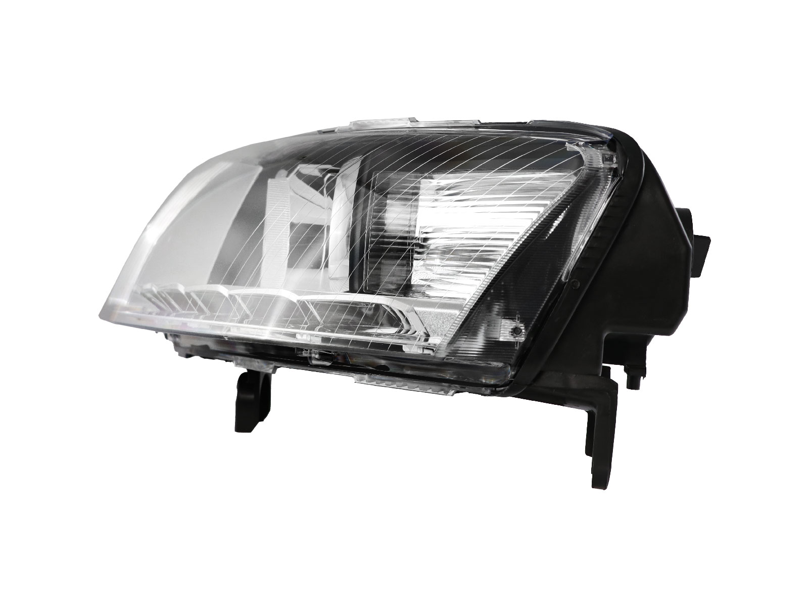 DEPO FACELIFT LED Strip HID Headlight For 2005-08 Audi A6 C6 Bi-Xenon D2S  Model