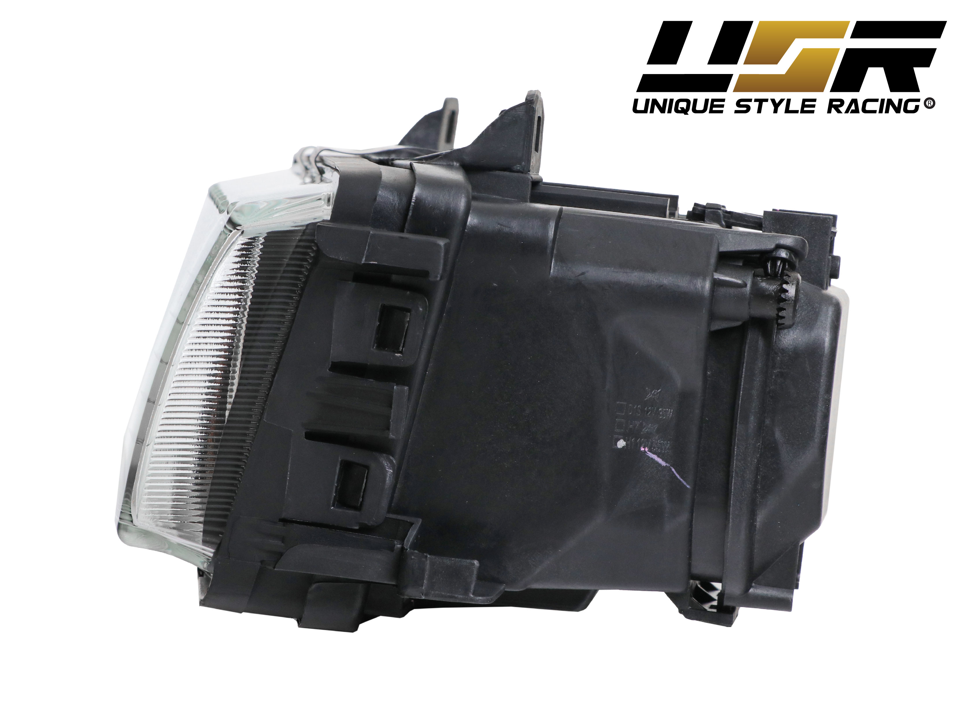 French Yellow/Clear GLASS Lens DEPO Euro Hella Projector Headlights For