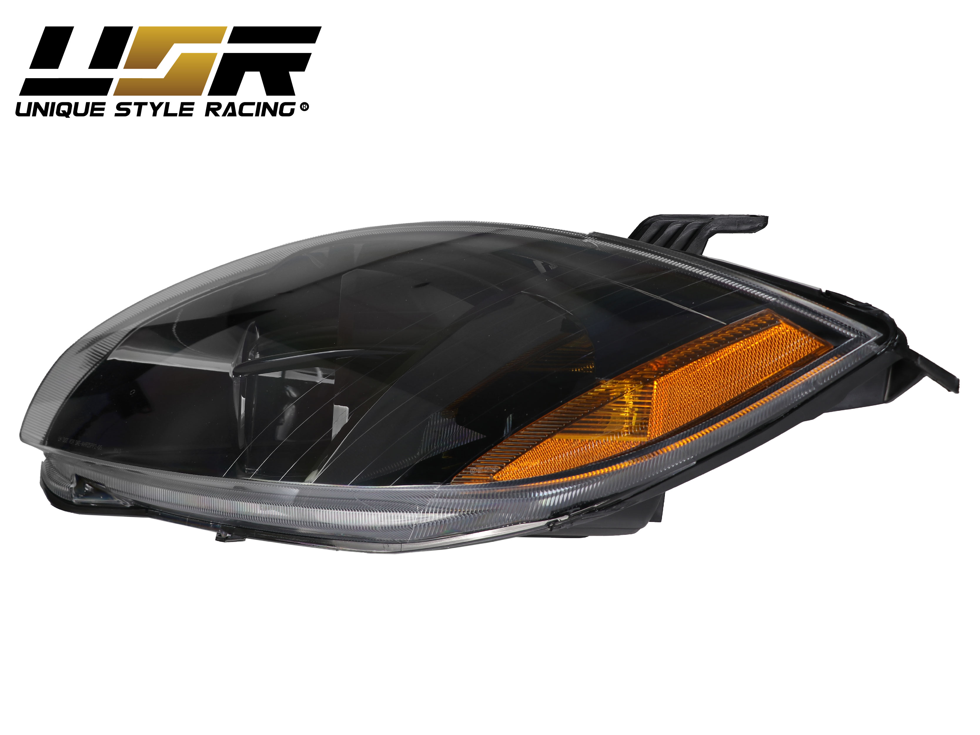 DEPO Euro Black Housing Clear Lens Headlights For 06-12