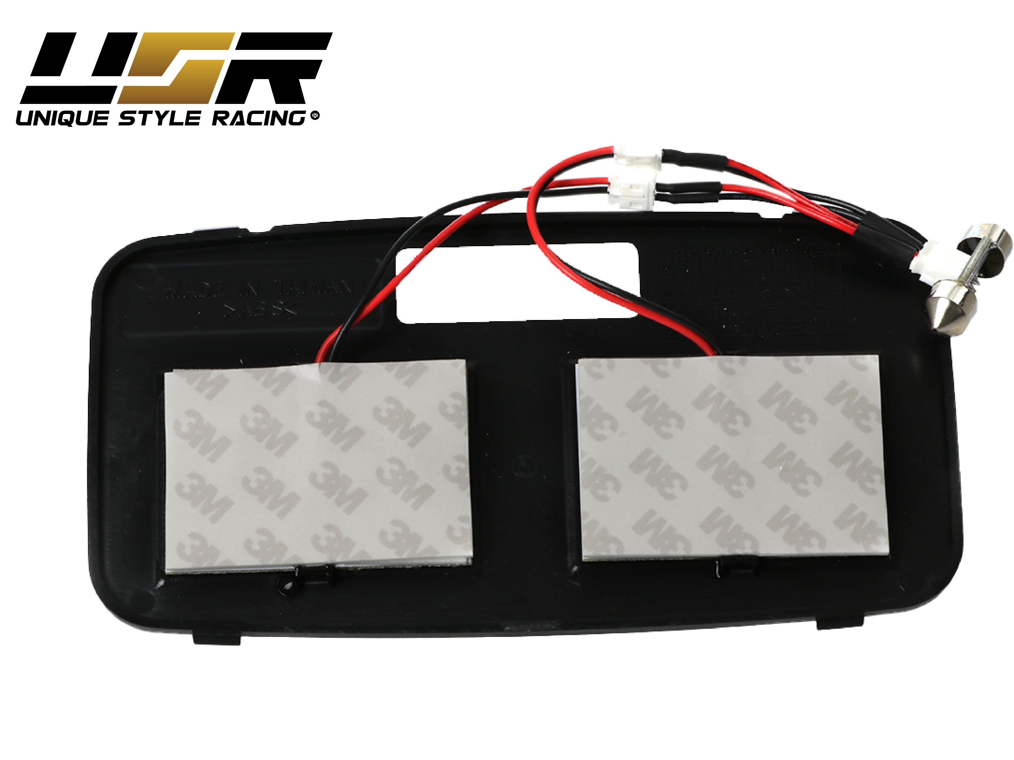 デザイナーズ ルームライト 10X Brighter Front + Rear WHITE Interior 30 LED Panel Dome Light