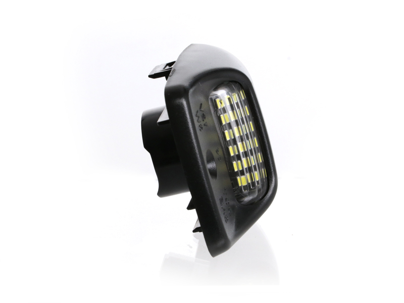 36-LED License Plate Light Assembly – For Toyota Tacoma 2005-2015 & Tundra 2000-2013 (6000K, IP68, Clear Lens)