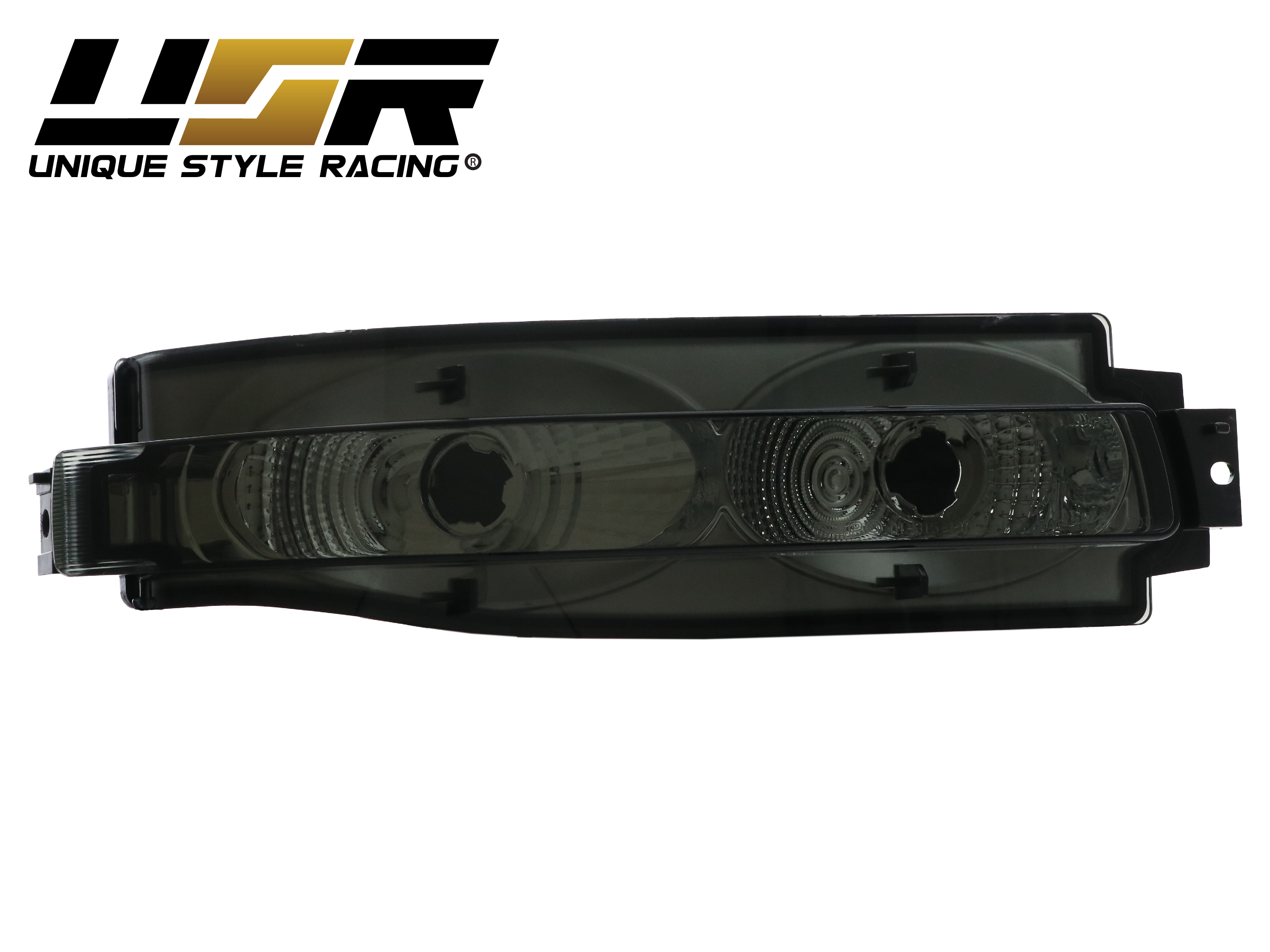 DEPO Smoke Rear Bumper Reverse+Turn Signal Lights For 2003