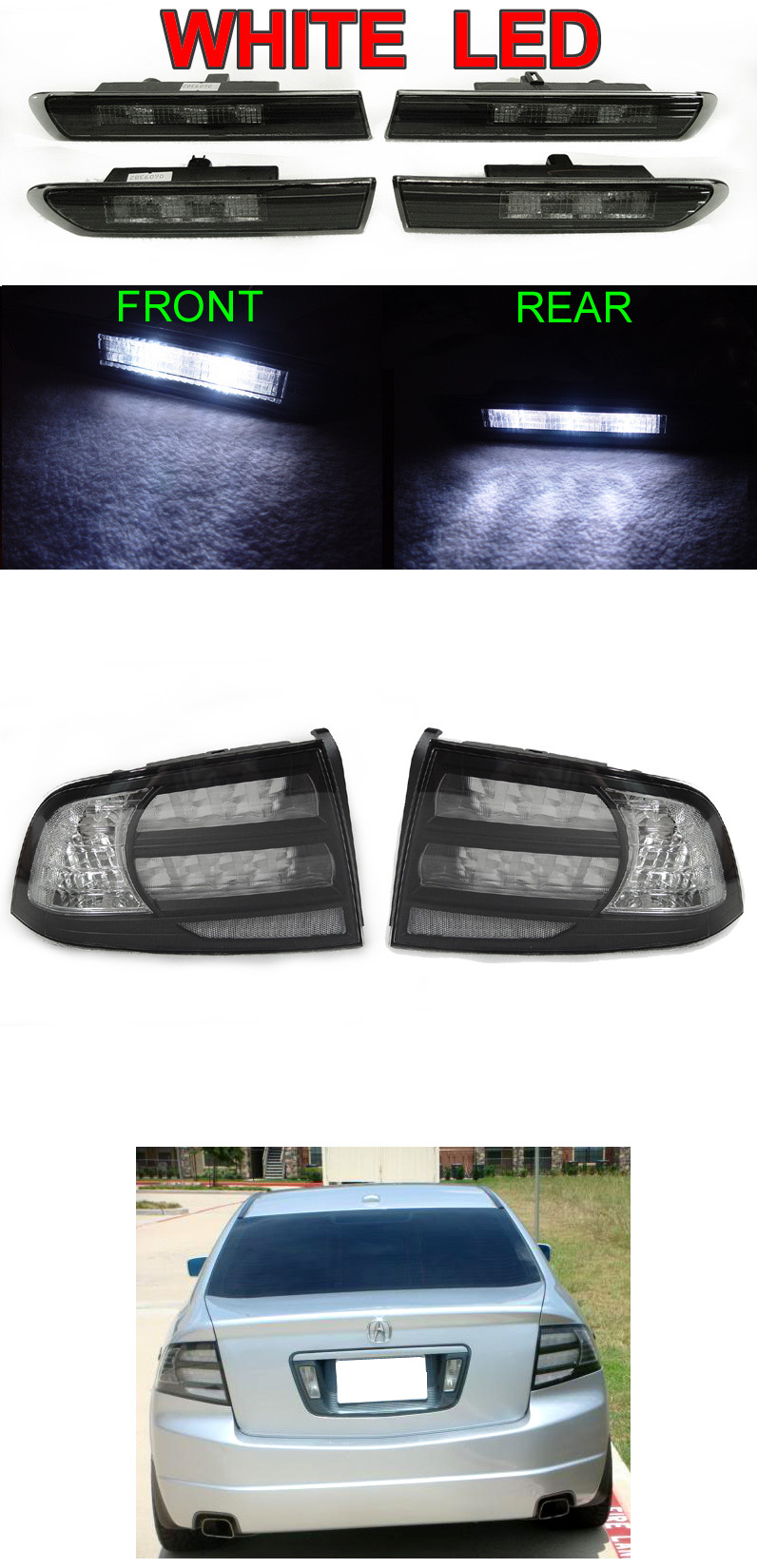 Acura Tsx テールランプ サイドマーカー 楽天市場】□アコードCL7CL9後期□アキュラTSXセダン純正USテール