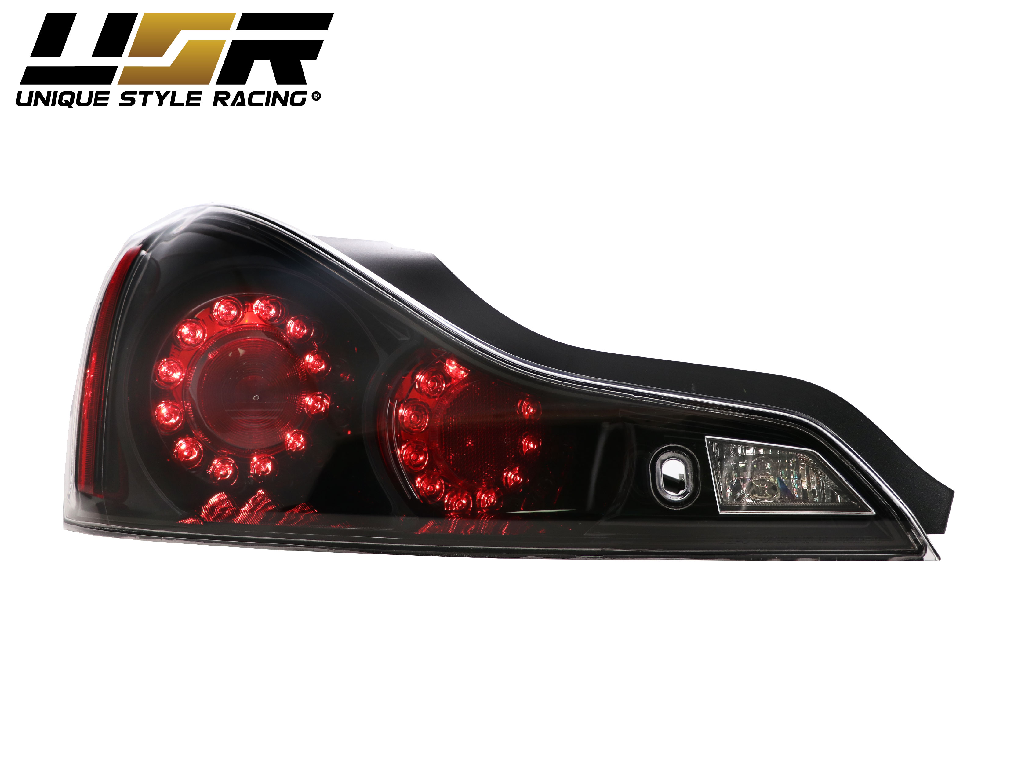 DEPO JDM Black LED Rear Tail Light For 200813 Infiniti G37 2D Coupe