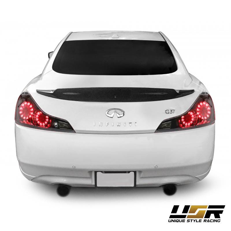 DEPO JDM Black LED Tail Light PLUS Turn Signal Module For 20082013 G37