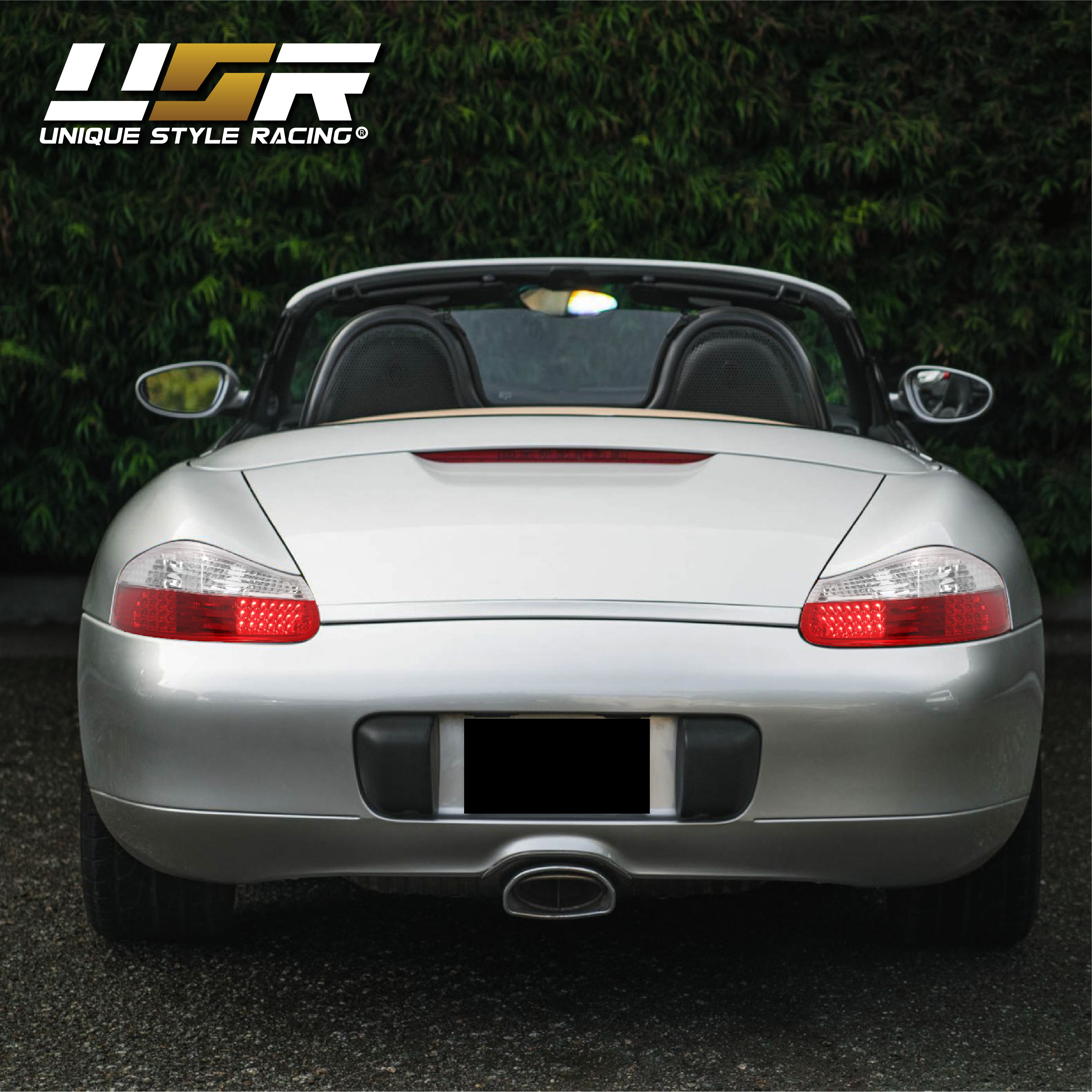 1997-2004 Porsche Boxster 986 Roadster DEPO Red/Clear LED Tail