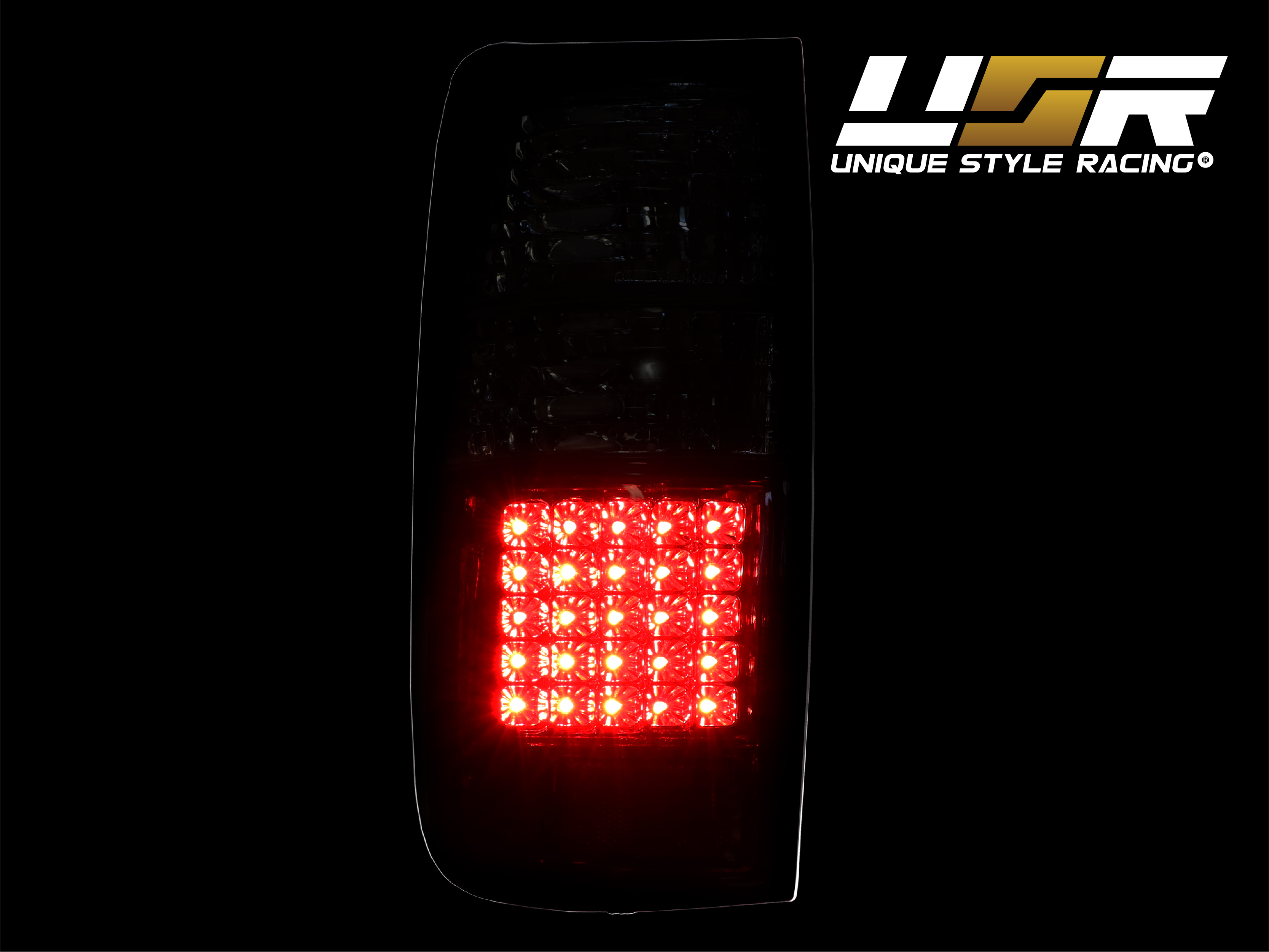 DEPO JDM Crystal Red/Smoke LED Rear Tail Light Set For 1996-1997