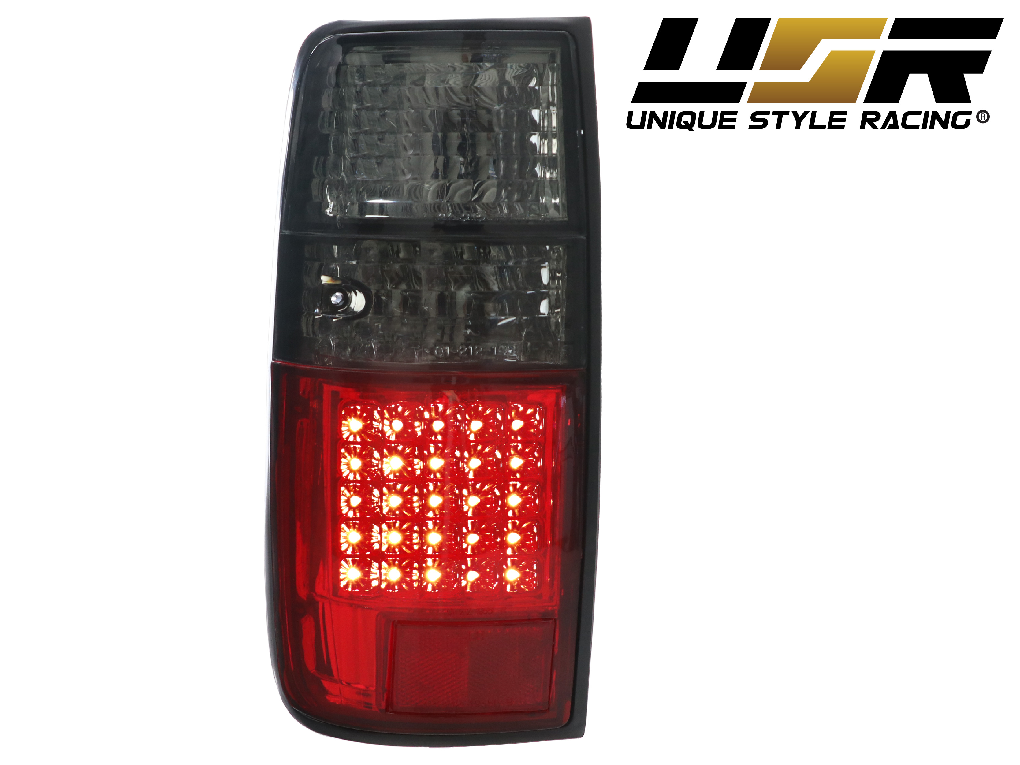 りょうたGT380レインボーテール DEPO Red/Smoke Rear LED Tail Lights Pair For 1991-1997 Toyota Land
