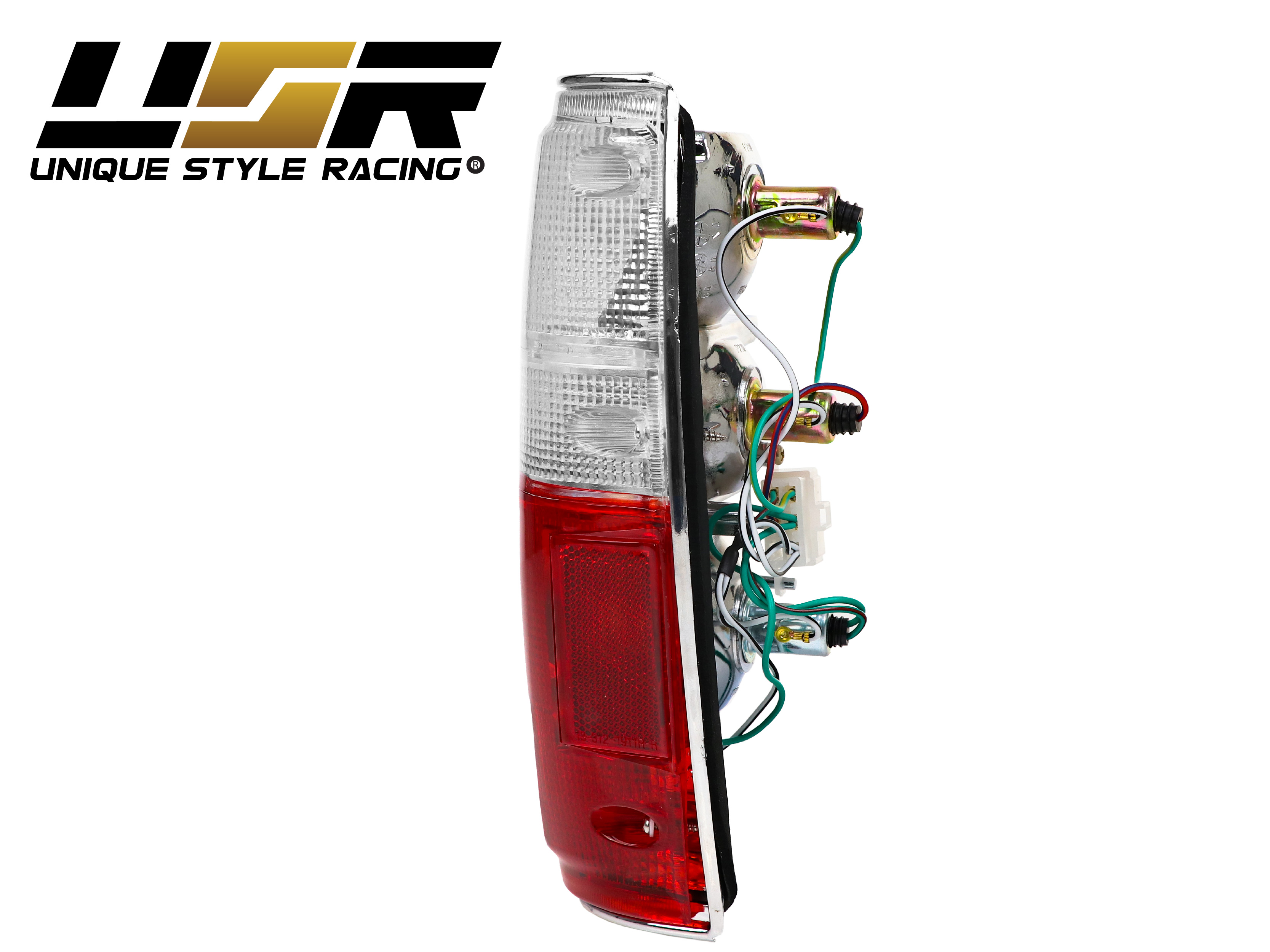 Evan-Fischer Halogen Tail Light Set For 2010-2013 Toyota 4Runner – Clear & Red Lens, Direct Replacement, DOT/SAE, Pair